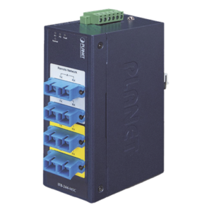 PLANET IFB-244-MSC – Switch Industrial Bypass de Fibra Óptica / Multimodo SC / 2 Canales / Conmutación Ultrarrápida / Pérdidas Ultrabajas