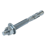 ANCLO ANC-AA34-512 – Taquete Tipo Arpón / 3/4" x 5-1/2" (19 x 140 mm) / Electro Galvanizado / Con Tuerca Y Rondana