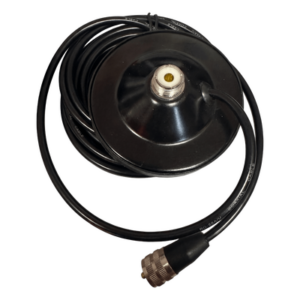 TXPRO TXSD90 – Montaje Magnético para Antena / Diámetro 90 mm (3.5 in) / Conector SO239 / Cable RG58 4.5 m (14.8 ft) / Uso Vehicular