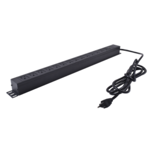 LINKEDPRO BY EPCOM LP-PDU-14C-125V – PDU Vertical / 14 Tomas NEMA 5-15R / 125 V Monofásico / Montaje en Rack 650 mm (25.6 in) / Cable 1.90 m (6.2 ft)