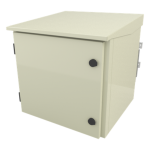 LINKEDPRO BY EPCOM LP-FORTE-09U-R2 – Gabinete Exterior / Rack 19" 9U / Ventiladores con Termostato / 4 Salidas NEMA 5-15R 10A / Poste Torre Pared