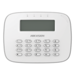HIKVISION DS-PK-LRT – Teclado LCD cableado / Pantalla 2 líneas 80x25 mm / Armado por tarjeta o llavero / 12VCC 1.8W / -10°C a 55°C / 272g
