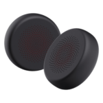 YEALINK EAR-CUSHION-FOR-BH70-(1PAIR) – Almohadillas de Repuesto / Leatherette Suave / Compatibles BH70 y WH64 / Sellado Acústico Mejorado / Instalación Sin Herramientas