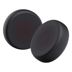 YEALINK EAR-CUSHION-FOR-BH70-(1PAIR) – Almohadillas de Repuesto / Leatherette Suave / Compatibles BH70 y WH64 / Sellado Acústico Mejorado / Instalación Sin Herramientas