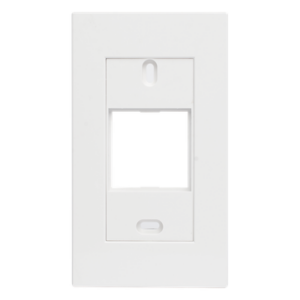 IBERNEX NX9012 – Marco para caja americana / Montaje vertical y horizontal / IP20 / Termoestable con bastidor metálico / Blanco