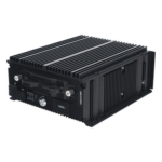 HIKVISION AE-MH0408(RJ45) – DVR Móvil Híbrido / 12 Canales / 4 TURBO HD + 8 IP PoE / H.265 / 2 Megapixel / 4G / WiFi / GPS+GLONASS / SSD 4 TB / 9-36 VDC / Sin Ventilador