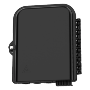 FIBERHOME GFS8G-V2 – Caja de Empalme FTTx / 24 Fusiones / Splitter 1x8 SC/APC / 8 Acopladores SC/APC / 3 Puertos Troncal / IP65 / Interior-Exterior