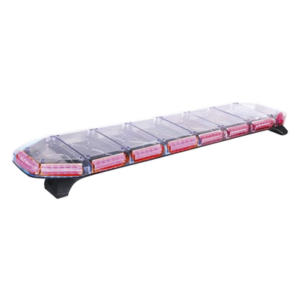 EPCOM INDUSTRIAL SIGNALING X87R – Barra de luces LED / 46.5" (1.18 m / 3.87 ft) / 86 LEDs Hyperlux / 22 módulos / 13 patrones / SAE / 12V CC