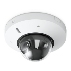 UBIQUITI UVC-G6-MINI-DOME-W – Cámara IP Mini Domo / 4K 8 Megapixel / Visión Nocturna IR 20 m (65.6 ft) / Audio Bidireccional / IK08 / IP66 / PoE+