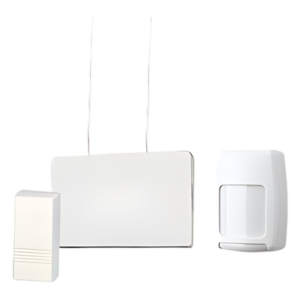 HONEYWELL HOME RESIDEO KITRFH – Kit Inalámbrico de Arranque / Receptor 5881ENH / 4 Contactos Magnéticos / Detector PIR Serie 5800 / Batería Litio 3 a 5 Años / Panel Vista