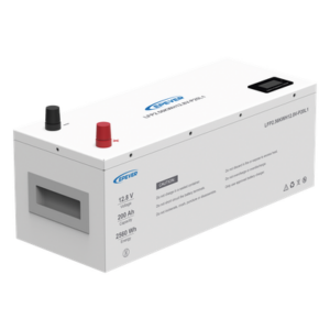 EPEVER LFP200EP128 – Batería de litio LiFeO4 12.8Vcc, 200Ah, 2.56Kwh, Pantalla LCD para Monitoreo Local, Carcasa Metálica