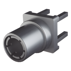 RF INDUSTRIES,LTD RSB-260-1 – Conector Mini SMB Macho / Montaje Vertical PCB / 75 Ohm / 4 Patas / Contacto Oro / Dieléctrico Teflón