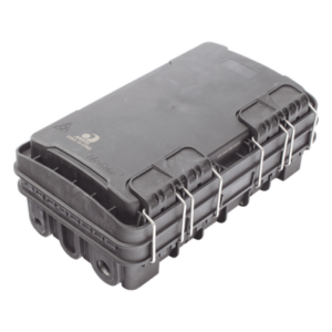 FIBERHOME FDP-420E-8 – Caja de Distribución de Fibra Óptica / 24 Empalmes / 8 Puertos SC/APC / IP65 / Exterior / PP Resistente UV y Fuego
