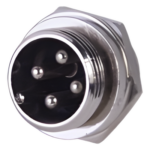 SYSCOM M24 – Conector para Micrófono / 4 Pines / Diseño Compacto / Compatible Audio Estándar