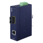 PLANET IFT-802T – Convertidor de Medios Industrial / 10/100 Base-TX a 100 Base-FX / Multimodo SC / Alcance 2 km / IP30 / -40 a 75°C