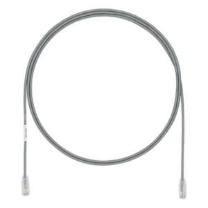 PANDUIT UTP28X15GY – Cable de Parcheo UTP Cat6A / 28AWG Diámetro Reducido / CM-LSZH / 500 MHz / 15 Pies (4.57 m) / PoE++ / Gris