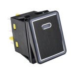 ACCESSPRO APB-08221-R – Interruptor Industrial con LED / IP65 / Aluminio / NO-COM-NC / -40°C a 125°C (-40°F a 257°F) / 30A 24VDC