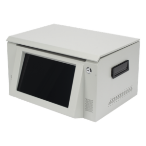 EPCOM XMRA8-R3 – Estación de Descarga para Body Cam / 8 Puertos / Pantalla Táctil 10 Pulgadas / Ethernet 1000 Mbps / Almacenamiento 36 TB / Android Integrado