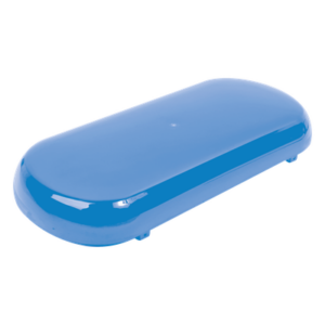 EPCOM INDUSTRIAL SIGNALING Z606-DB – Domo de reemplazo / Policarbonato azul / Mini Barra X606 / Industrial