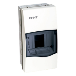CHINT CD40E04 – Caja de Distribución Empotrable / 4 Módulos / IP40 / IK08 / Halógeno Libre / Clase II