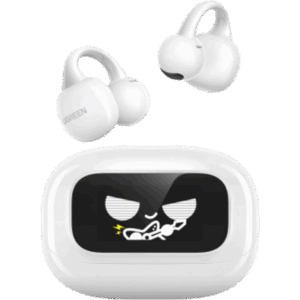 UGREEN 55136 – Auriculares True Wireless / Bluetooth 5.4 / Autonomía 36 Horas / Carga USB-C / Codecs AAC-SBC / Alcance 10 m (32.8 ft) / Diseño Clip Ergonómico