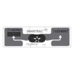 NEDAP 9567755 – Etiqueta UHF para Exterior / Identificación Vehicular / Pasiva EPC Gen 2 / Alcance 12 m (39.4 ft) / IP65 / Adhesivo Transparente / Resistente UV y Vandalismo