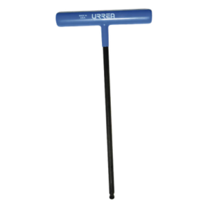 URREA SYS-465-20LBGP – Llave Hexagonal Tipo T / Punta de Bola 8 mm / Longitud 9' (27.4 cm) / Mango Ergonómico Antideslizante / Acero