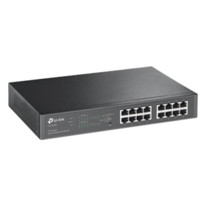 TP-LINK TL-SG1016PE – Switch PoE+ Easy Smart / 16 Puertos Gigabit / 8 Puertos PoE+ / 150W / 32Gbps / 9KB Jumbo Frame