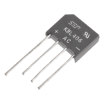 SYSCOM KBL-406G – Puente Rectificador de Silicio / 4 A / 600 V / Monofásico / Encapsulado KBL