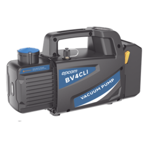 EPCOM BV4CLI – Bomba de Vacío Inalámbrica / 4 CFM (114 L/min) / Vacío Final 150 Micrones / 18V Ion-Litio / Compatible A2L R32 / 4.5 kg