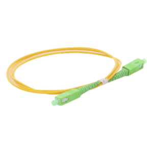 LINKEDPRO BY EPCOM LPSM2SCASCAS1 – Jumper de Fibra Óptica / SC/APC-SC/APC / Monomodo OS2 G.652D / Simplex / 1 Metro (3.28 Pies) / 2mm