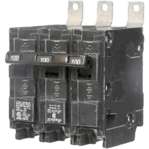 SIEMENS B3100 – Interruptor automático atornillable tipo BL 3 polos, 100 amp.