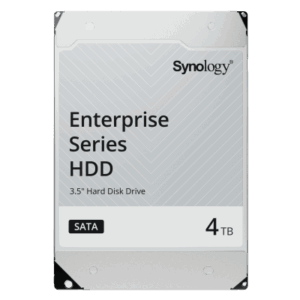SYNOLOGY HAT53204T – Disco Duro SATA 3.5" / 4TB / SATA 6 Gb/s / CMR / MTBF 1.2 Millones de Horas / Carga 180 TB/año / Compatible DSM