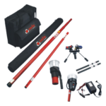SDI SOLO-851-KIT – Kit de Prueba para Detectores Térmicos y de Humo / Pértiga Telescópica 6 m (19.7 ft) / Probador Térmico Integrado / Diseño Universal / Copa Transparente / Baterías y Cargador Incluidos