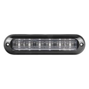 EPCOM INDUSTRIAL SIGNALING XLT1835B – Luz Auxiliar Ultra Brillante / 6 LEDs 3W / IP67 / ECE R65 / SAE J595 / 12 Patrones / 10-30VDC / 5.6x1.4x0.55 pulgadas
