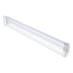 ACCESSPRO RAIL-3132 – Riel Guía para Etiqueta Electrónica / Policarbonato Transparente / 37 mm x 14 mm x 1 m (3.3 ft) / Ángulo Ajustable / Compatible 1.54' a 2.9'