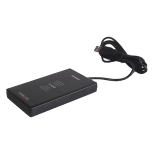 ROSSLARE SECURITY PRODUCTS DR12C – Lector Enrolador de Escritorio / Proximidad 125 kHz / USB 5V / 5 cm Alcance / 4.9 x 2.8 x 0.7 in