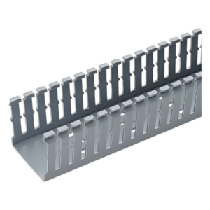 PANDUIT F2X3LG6 – Canaleta Ranurada de PVC / 2.25 in (57.2 mm) Ancho / 3.14 in (79.8 mm) Alto / 1.8 m (5.9 ft) Largo / Grado UL94V-0