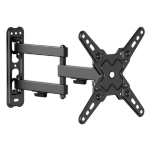 BRATECK LDA40-223 – Soporte de Pared Articulado para Pantallas / VESA 75x75 a 200x200 / Hasta 43 Pulgadas / Carga 20 kg (44 lbs) / Movimiento Completo / Perfil 66 mm