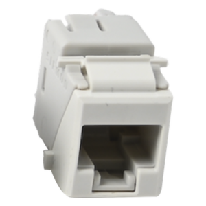 SIEMON U5-K02NS – Jack Keystone / Cat5e UTP / Terminación Punch Down 110 / RJ45 / Blanco / -10 a 60°C / UL94 V-0