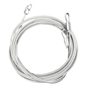 ACCESSPRO CAB-GARAGE-8X – Cable para Puerta de Garage / 1/8 Pulgada / 350 cm (11.5 ft) / Puertas hasta 8 Pies (2.44 m) / Uso Residencial y Comercial / Instalación Izquierda o Derecha