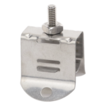 SYSCOM TOWERS STBH12 – Sujetador de Cable Coaxial / Doble Click / 1/2 Pulgada / Paquete 10 Piezas