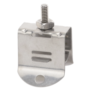 SYSCOM TOWERS STBH12 – Sujetador de Cable Coaxial / Doble Click / 1/2 Pulgada / Paquete 10 Piezas