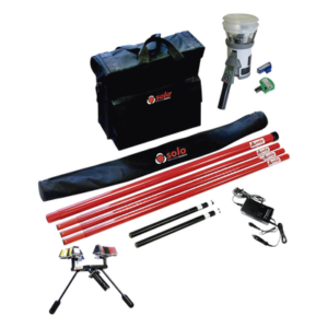 SDI TF2823-KIT – Kit de Pruebas para Detectores de Humo, Calor y CO / Diseño No Conductor / Cabezales Intercambiables / Compatible con Pertigas Telescópicas / Batería Portátil con Cargador Rápido