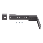 PANDUIT FR6ALB – Soporte en L para Canaleta / Compatible FiberRunner 4x4 y 6x4 / Montaje en Riel Escalerilla 0.375 x 1.5/2 pulgadas / Acero Negro / 9 Piezas / UL 2024