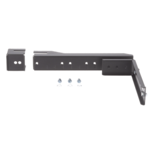PANDUIT FR6ALB – Soporte en L para Canaleta / Compatible FiberRunner 4x4 y 6x4 / Montaje en Riel Escalerilla 0.375 x 1.5/2 pulgadas / Acero Negro / 9 Piezas / UL 2024