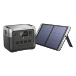 UGREEN KITEFR62015114 – Kit de Energía Portátil / Estación 768 Wh / Salida AC 800 W (1600 W X-Boost) / Panel Solar 200 W / Batería LiFePO4 / IP67