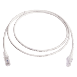 SIEMON MC6-05-02B – Patch Cord Cat6 UTP / 1.52 m (5 ft) / CM/LS0H / 26 AWG / Alta Densidad / Blanco