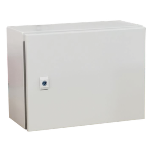 PRECISION PST-5030-30A – Gabinete de Acero IP66 / IK10 / 500 x 300 x 300 mm / Carga 45 kg / Placa Trasera Metálica / Cerradura con Llave
