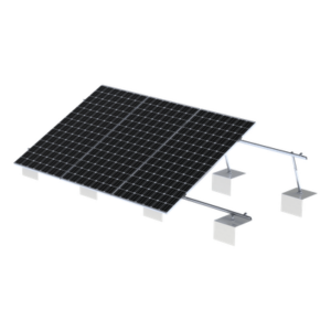 EPCOM POWERLINE VEKTOR21 – Sistema de Montaje Solar / Aluminio AL6005-T5 / Ángulo Ajustable 10°-30° / Techos Planos / Torque 11-13 Nm / Patas Frontales Ajustables